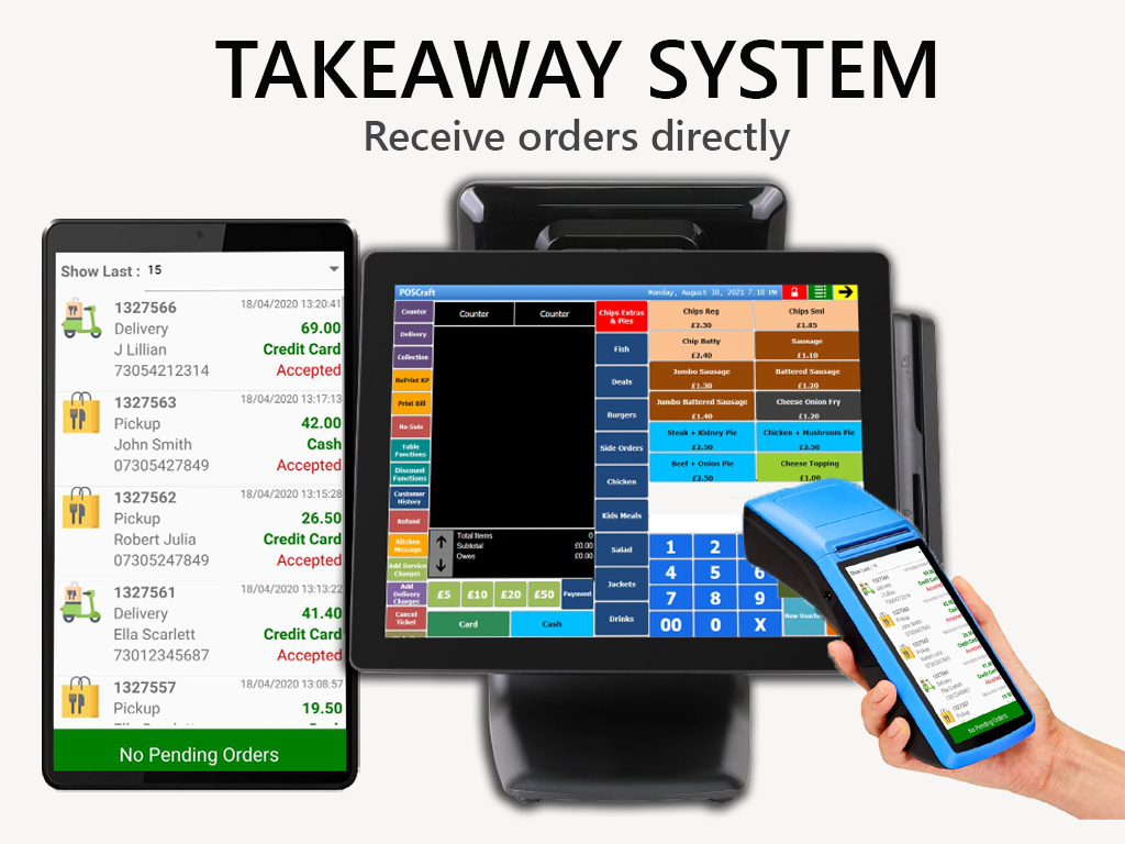 Takeaway EPOS System and Tablet